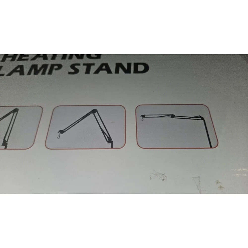 New Adjustable Angle Heating Lamp Stand REPTILE PET LIZARD SNAKE AZV heat